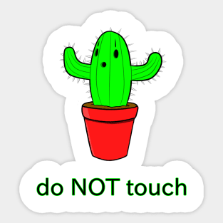 Do not touch Sticker